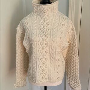 Theory cream  Cable Knit Sweater